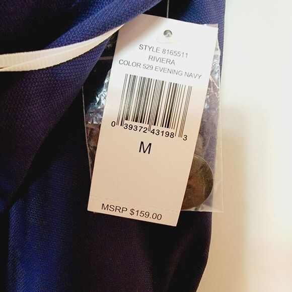 1.STATE Navy Double Breasted Belted Blazer Size M NWT $159 - Picture 10 of 16